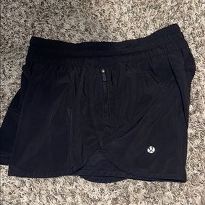 Black Lulu Lemon Shorts 8